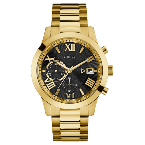 Men's Chronograph Gold-Tone Stainless Steel Bracelet Watch 45mm