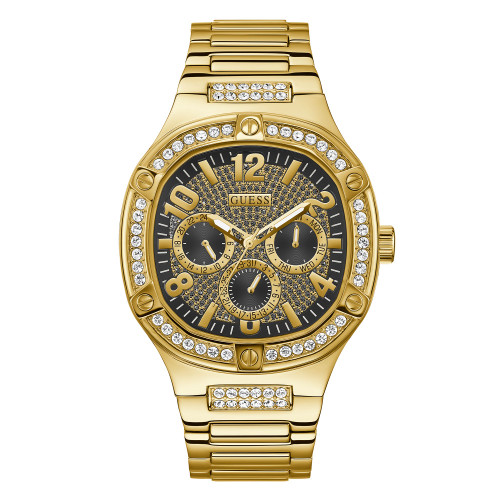Men's Multifunction Gold-Tone Stainless Steel Watch 46mm