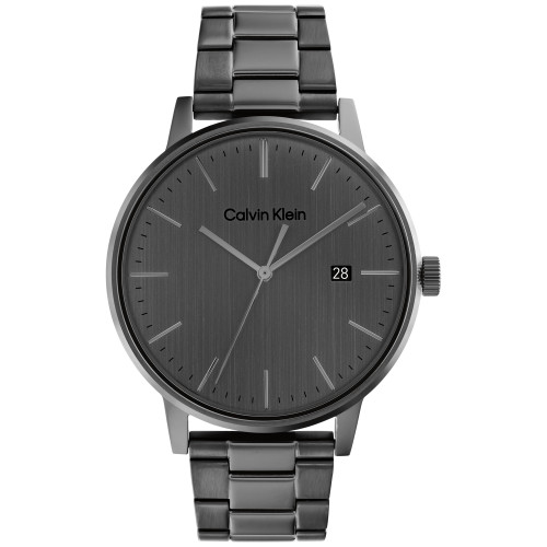 Gray Stainless Steel Bracelet Watch 43mm