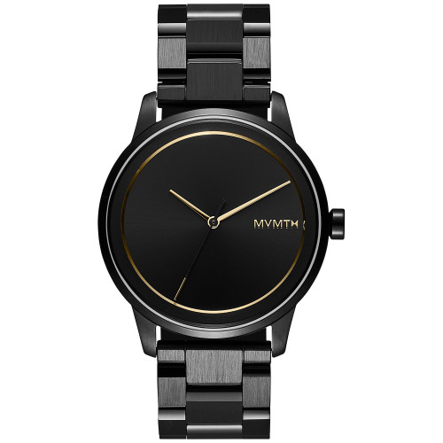 Men's Profile Black-Tone Stainless Steel Bracelet Watch 44mm