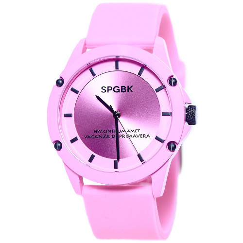 Unisex Hillendale Pink Silicone Band Watch 44mm