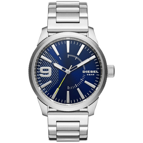 Men's Rasp Three-Hand Stainless Steel Watch 46mm