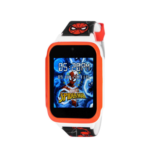 Unisex Marvel Spider-Man Touchscreen Multi Silicone Strap Smart Watch 41.5mm