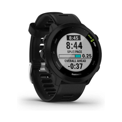 Unisex Forerunner 55, Power-data Cable Black Fiber- Reinforced Polymer Band Watch, 45mm