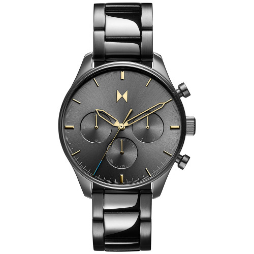 Men's Chronograph Airhawk Gunmetal-Tone Bracelet Watch 42mm