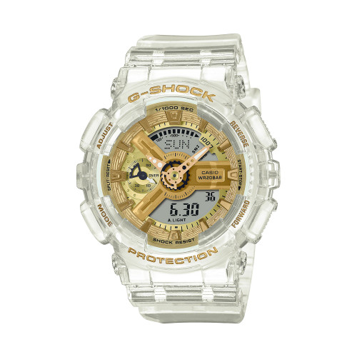 Unisex Analog Digital Clear Resin Watch 45.9mm, GMAS110SG-7A
