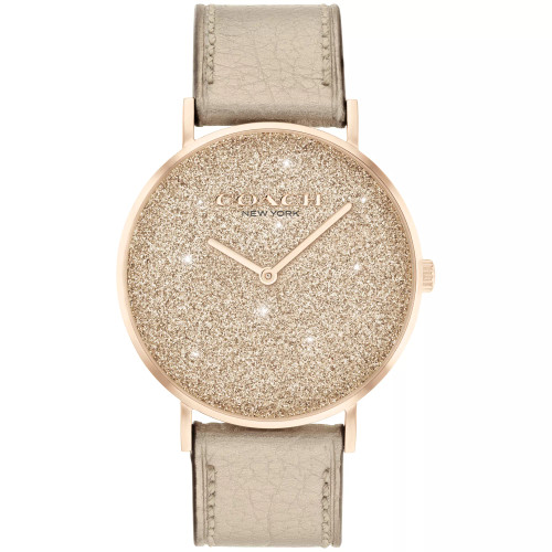 Women's Perry Leather Strap Watch, 36mm