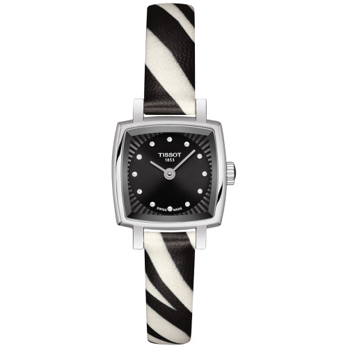 Women's Lovely Diamond 1/20 ct t.w. Printed Strap Watch 20mm