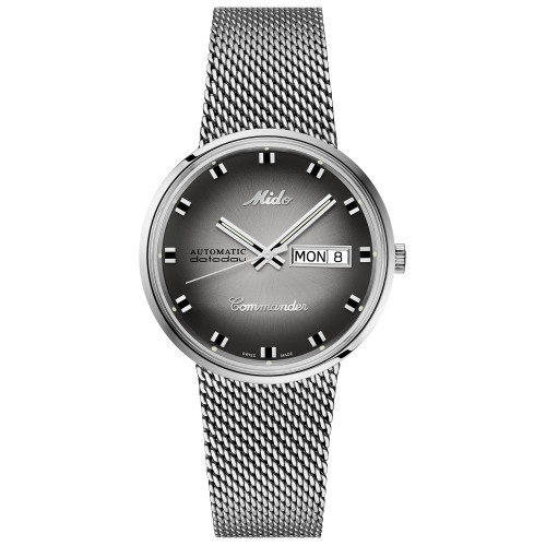Swiss Automatic Commander Shade Stainless Steel Mesh Bracelet Watch, 37mm - A Special Edition