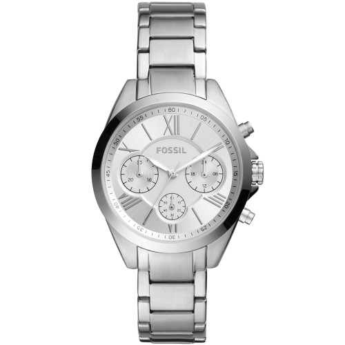 Women's Modern Courier Chronograph Stainless Steel Silver-Tone Watch 36mm