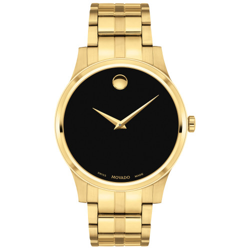 Men's Swiss Gold PVD Stainless Steel Bracelet Watch 40mm