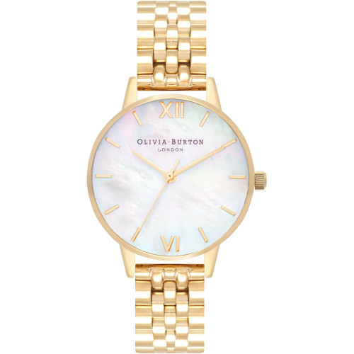 Women's Gold-Tone Stainless Steel Bracelet Watch 30mm