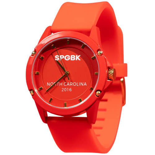 Unisex 71st Red Silicone Strap Watch 44mm