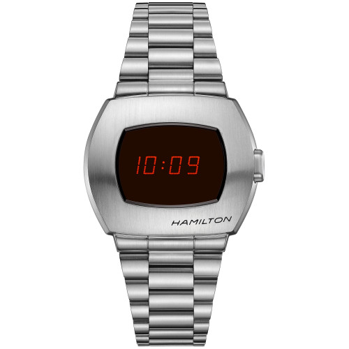 Unisex Swiss Digital Pulsar Stainless Steel Bracelet Watch 34.7x40.8mm