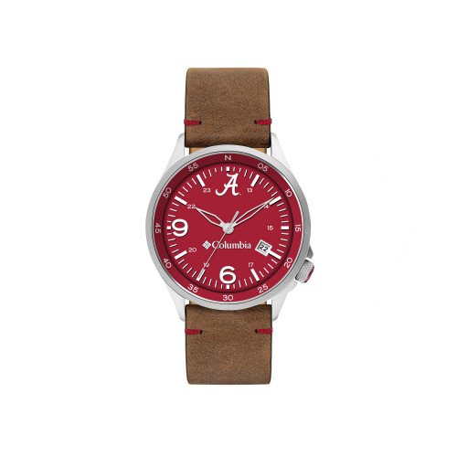 Men's Canyon Ridge Alabama Saddle Leather Watch 45mm