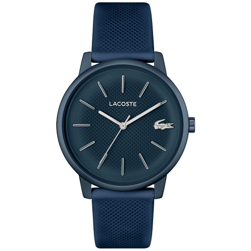 Men's L 12.12 Navy Silicone Strap Watch 42mm
