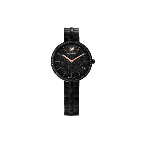 Cosmopolitan Black Metal Bracelet Watch, 31.75 mm