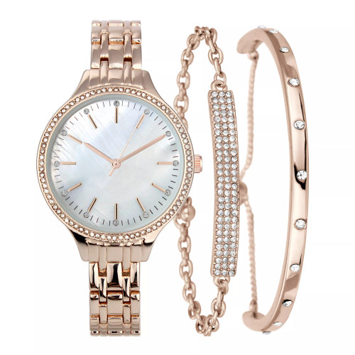 Women's Bracelet Watch Set 36mm, Created for Macy's