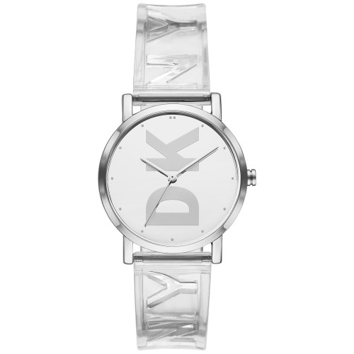 Women's Soho Clear Strap Watch 34mm