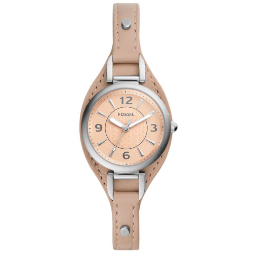 Women's Carlie Nude Leather Strap Watch, 28mm