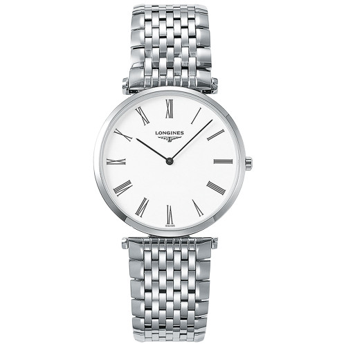 Men's Swiss La Grande Classique De Longines Stainless Steel Bracelet Watch 36mm L47554116