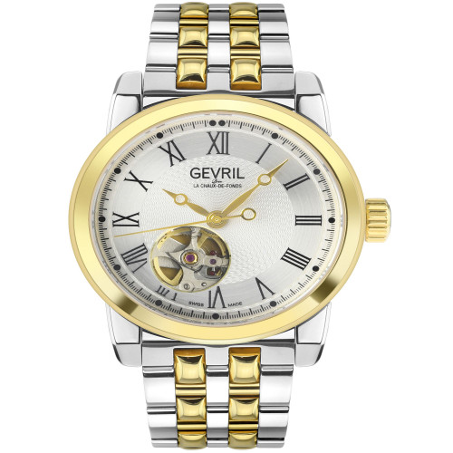 Men's Madison Swiss Automatic Two-Tone Stainless Steel Bracelet Watch 39mm