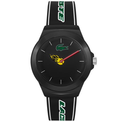 Unisex Neocroc Black Silicone Strap Watch 38mm