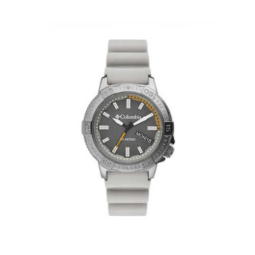 Men's Peak Patrol Gray Silicone Strap Watch 42mm