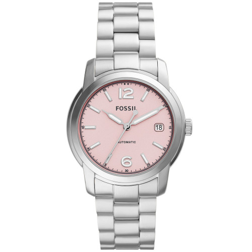 Women's Heritage Automatic Silver-Tone Stainless Steel Watch 38mm