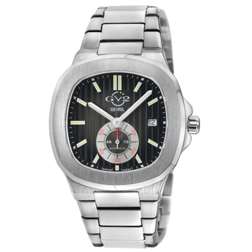 Men's Potente Swiss Automatic Silver-Tone Stainless Steel Watch 40mm