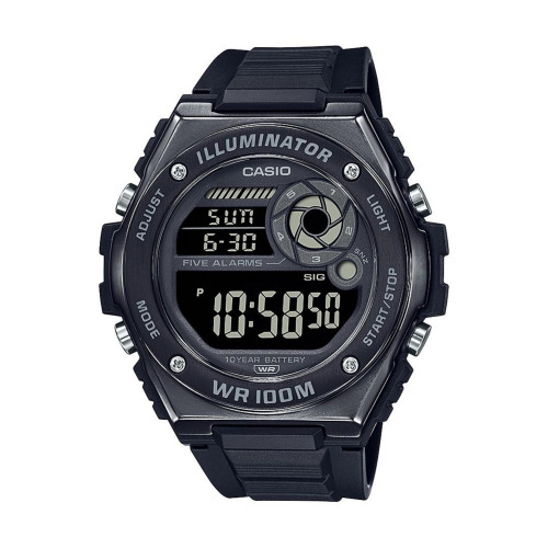 Men's Digital Black Resin Watch 50.7mm, MWD100HB-1BV