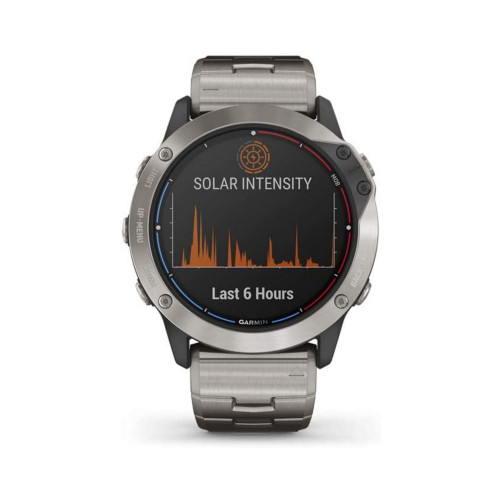 Unisex Quatix 6x Solar Band Titanium Fiber - Reinforced Polymer Band Watch, 50mm