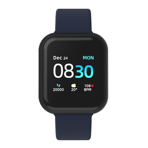 Air 3 Unisex Heart Rate Navy Strap Smart Watch  44mm