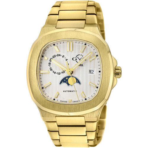 Men's Potente Swiss Automatic Gold-Tone Stainless Steel Watch 40mm