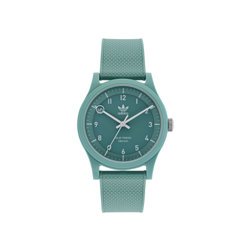 Unisex Solar Project One Green Resin Strap Watch 39mm
