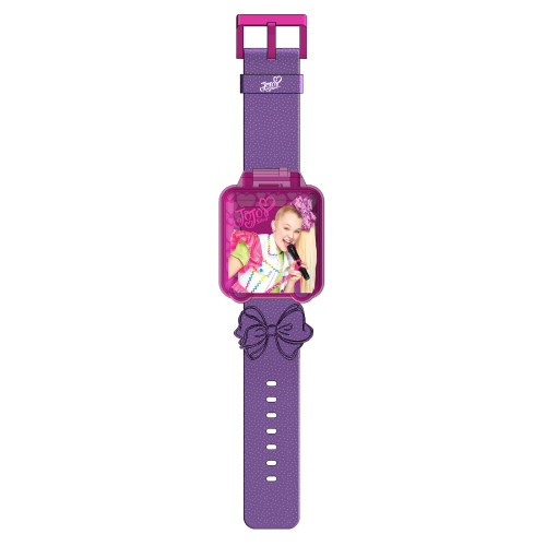 Kid's Jojo Siwa Educational Learning Pink Silicone Strap Watch, 40mm
