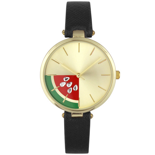 I.N.C. International Concepts Women's Black Strap Watch 34mm, Created for Macy's