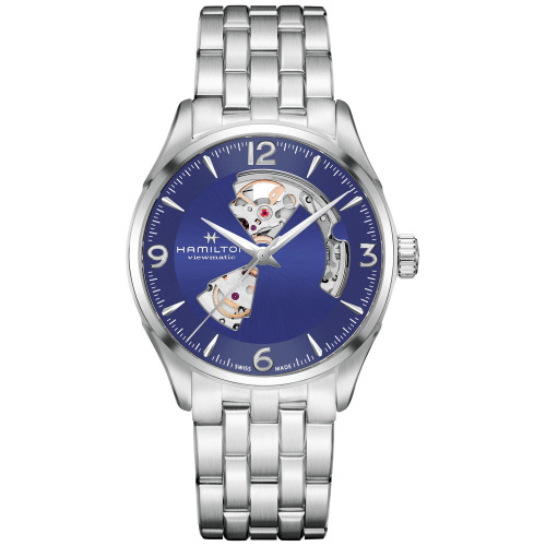 Men's Swiss Jazzmaster Stainless Steel Bracelet Watch 42mm