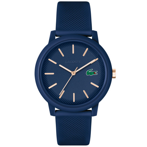 Men's L.12.12 Navy Silicone Strap Watch 42mm