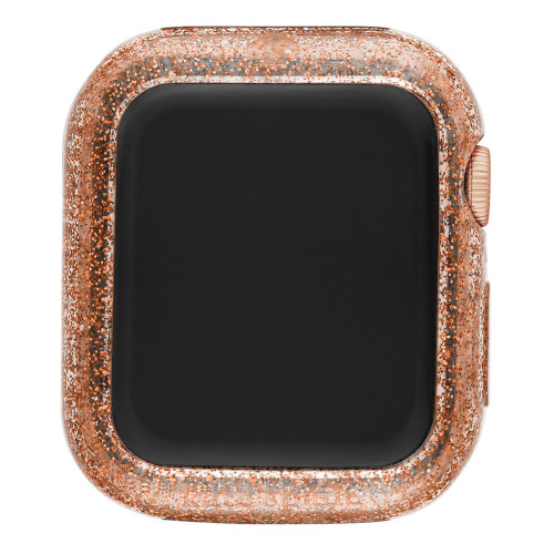 Women's Rose Gold-Tone Glitter Bumper for Apple Watch, 40mm