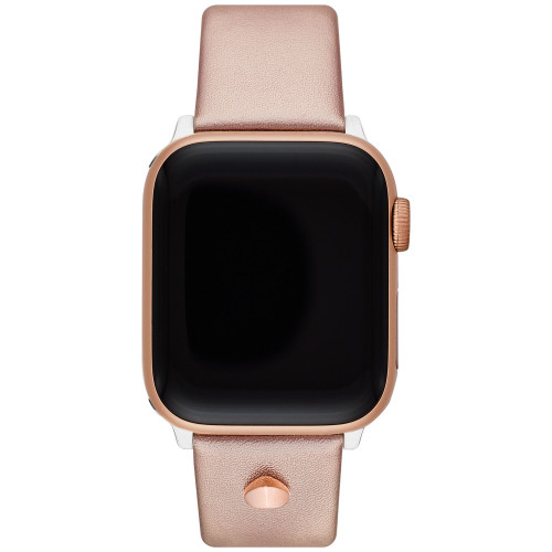 Women's Interchangeable Champagne Leather Apple Watch Strap 38mm/40mm