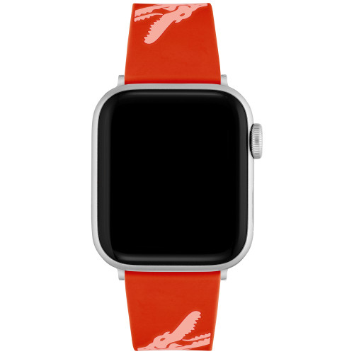 Crocodile Print Red Silicone Strap for Apple Watch® 38mm/40mm