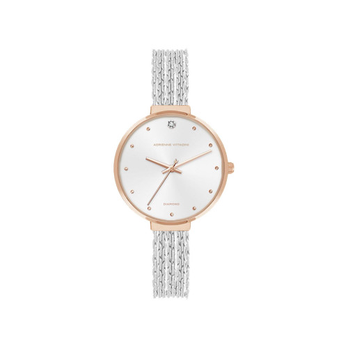 Women's Silver-Tone Metal Strap Watch 32mm