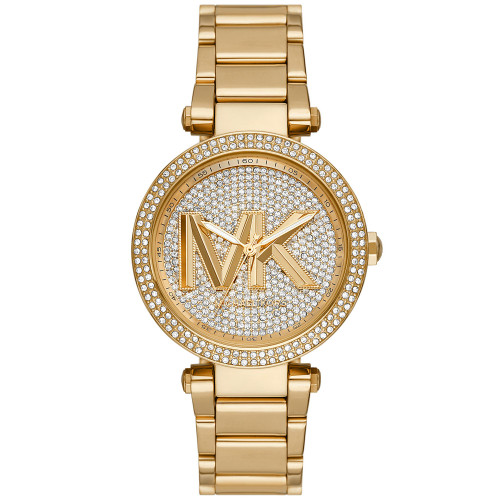 Women's Parker Three-Hand Gold-Tone Stainless Steel Bracelet Watch 39mm