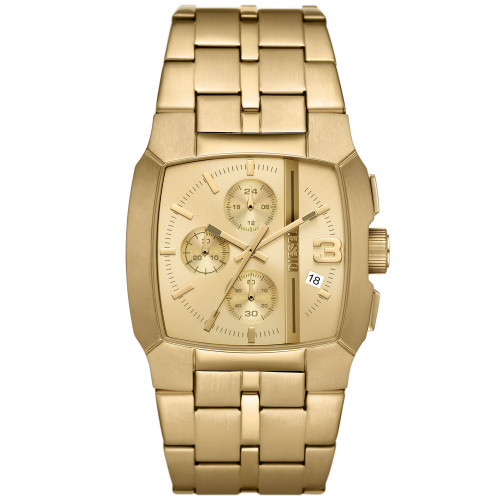 Men's Cliffhanger Quartz Chronograph Gold-Tone Stainless Steel Watch 40mm