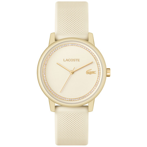 Women's L 12.12 Go Champagne Silicone Strap Watch 36mm
