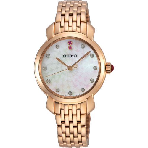 Women's Essentials Rose Gold-Tone Stainless Steel Bracelet Watch 29.2mm