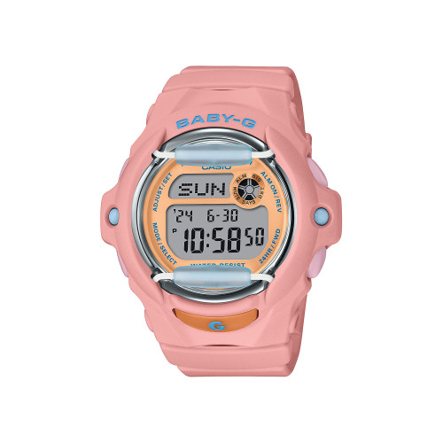 G-Shock Women's Digital Coral Resin Watch 42.6mm, BG169PB-4