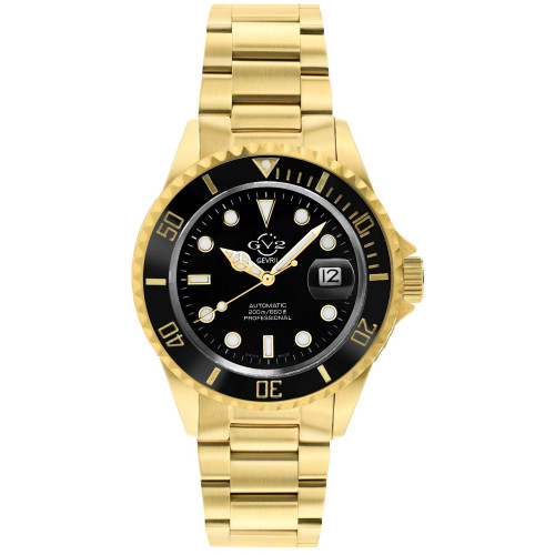 Men's Liguria Swiss Automatic Ion Plating Gold-Tone Stainless Steel Bracelet Watch 42mm