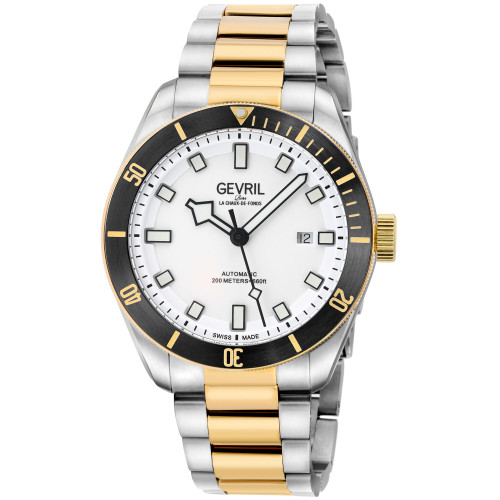 Men's Yorkville Swiss Automatic Two-Tone Stainless Steel Watch 43mm
